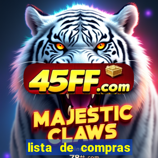 lista de compras supermercado completa para imprimir lista de compras supermercado para